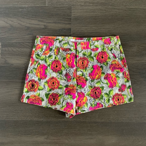 Floral high waisted zara shorts - Picture 2 of 2